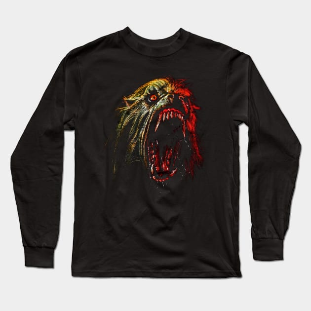 Werewolf movie Long Sleeve T-Shirt by Thinkerman